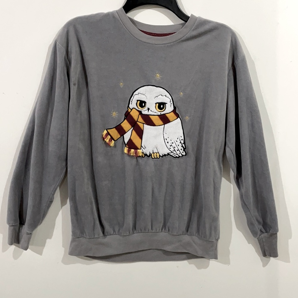 Harry Potter Hedwig Soft Velour Sweatshirt S